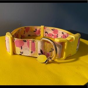 Pink Lemon XL Dog Collar
